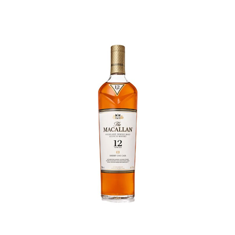 The Macallan Highland Single Malt Scotch 12 Years Sherry Oak Cask Coffret - 70 CL -